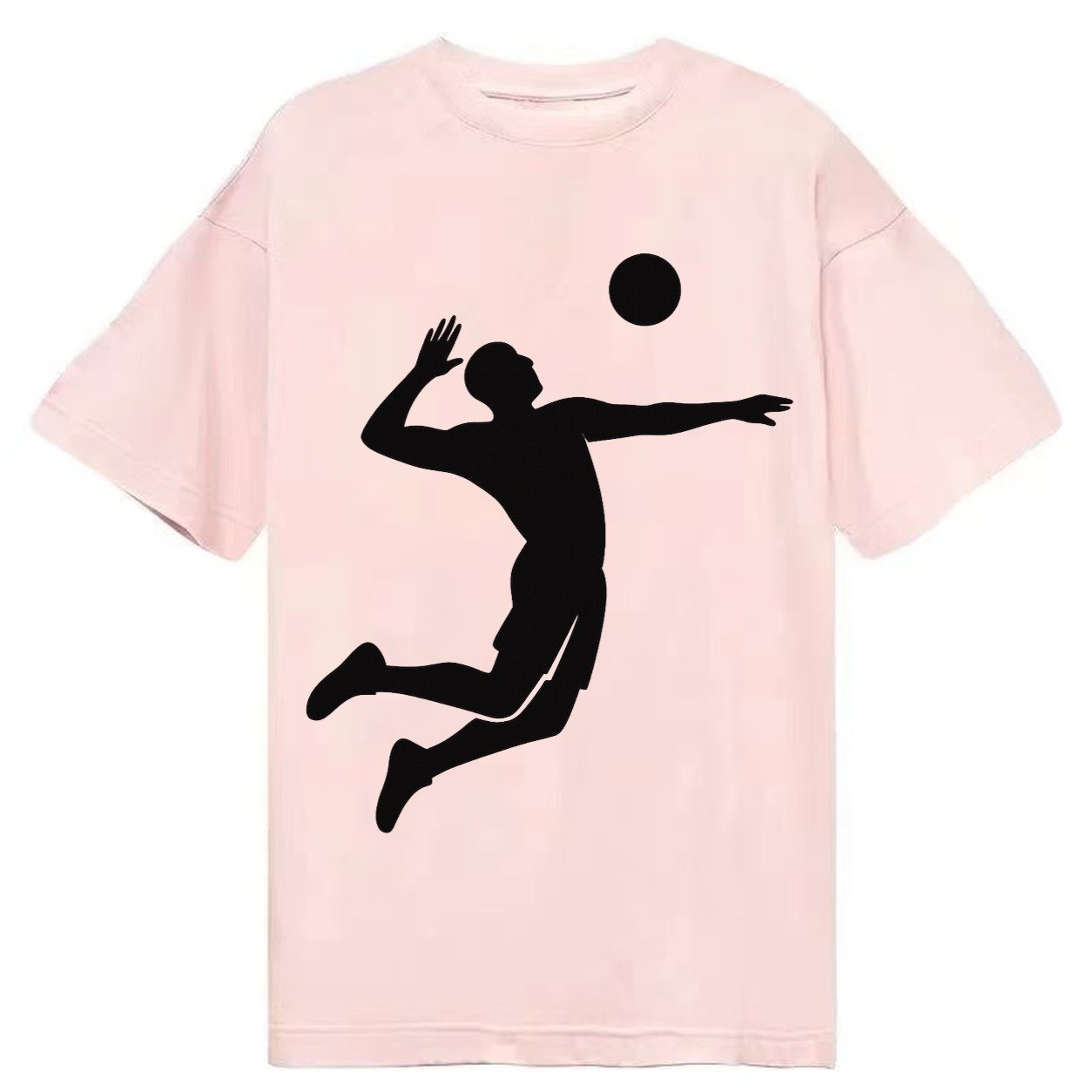 Volleyball Spike Classic T-shirt – Pink