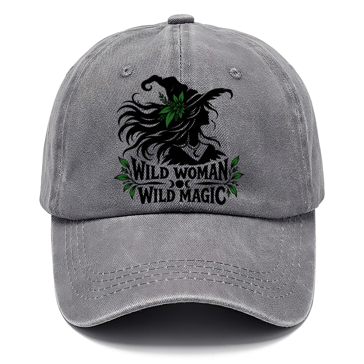 Wild Woman Wild Magic Slogan Witch Magic Classic Cap – Urban Haze