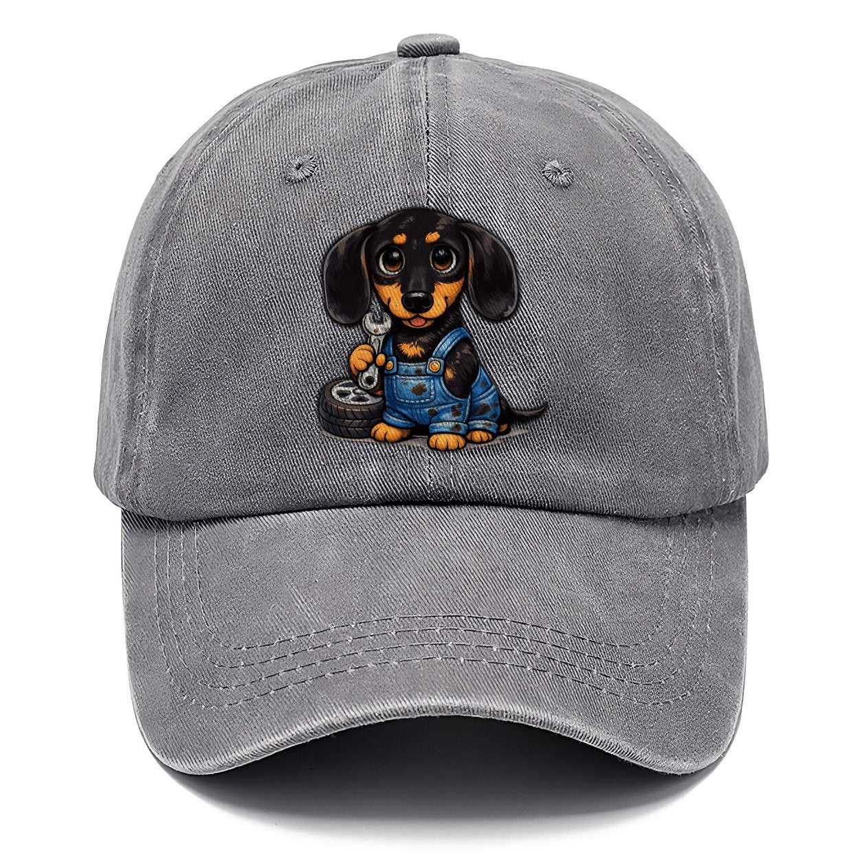 Dachshund Mechanic Classic Cap – Urban Haze