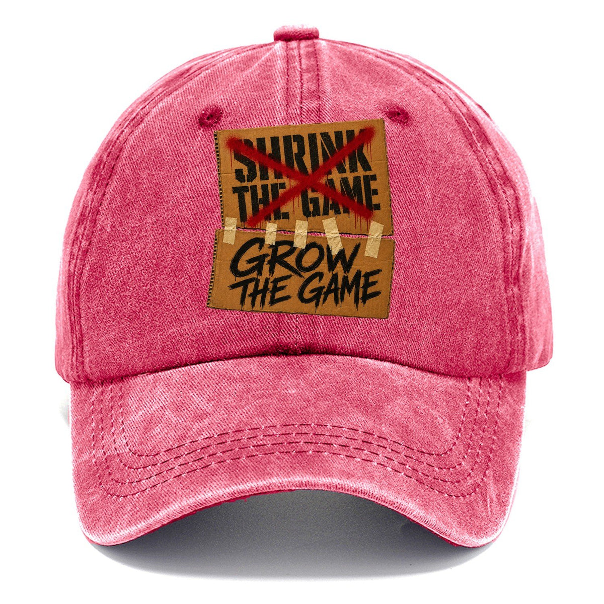 Grow The Game Protest Banner Classic Cap – Pomegranate Blush