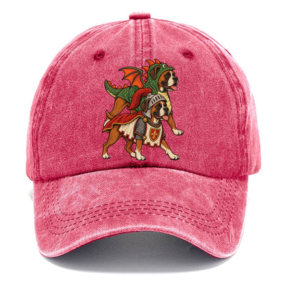 2 Boxers In Halloween Costumes Hdp 32 Parade Lineup Halloween Dog Parade Classic Cap – Pomegranate Blush