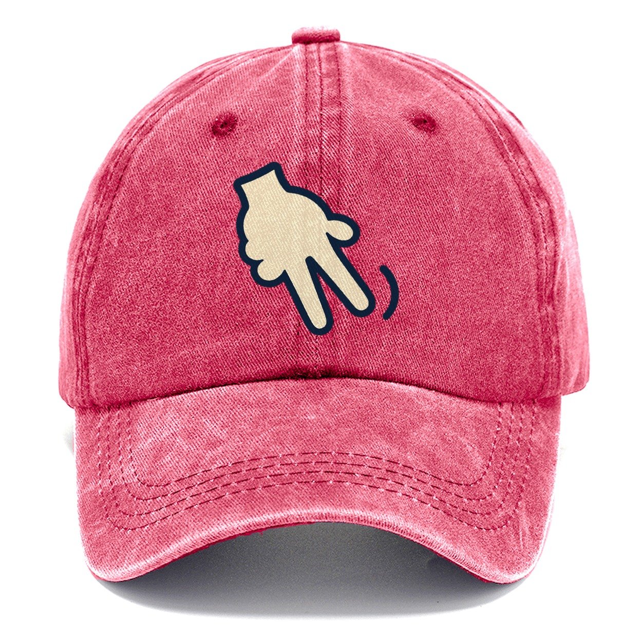 Doubles Hand Signal Behind Back Tennis Match Rituals Classic Cap – Pomegranate Blush