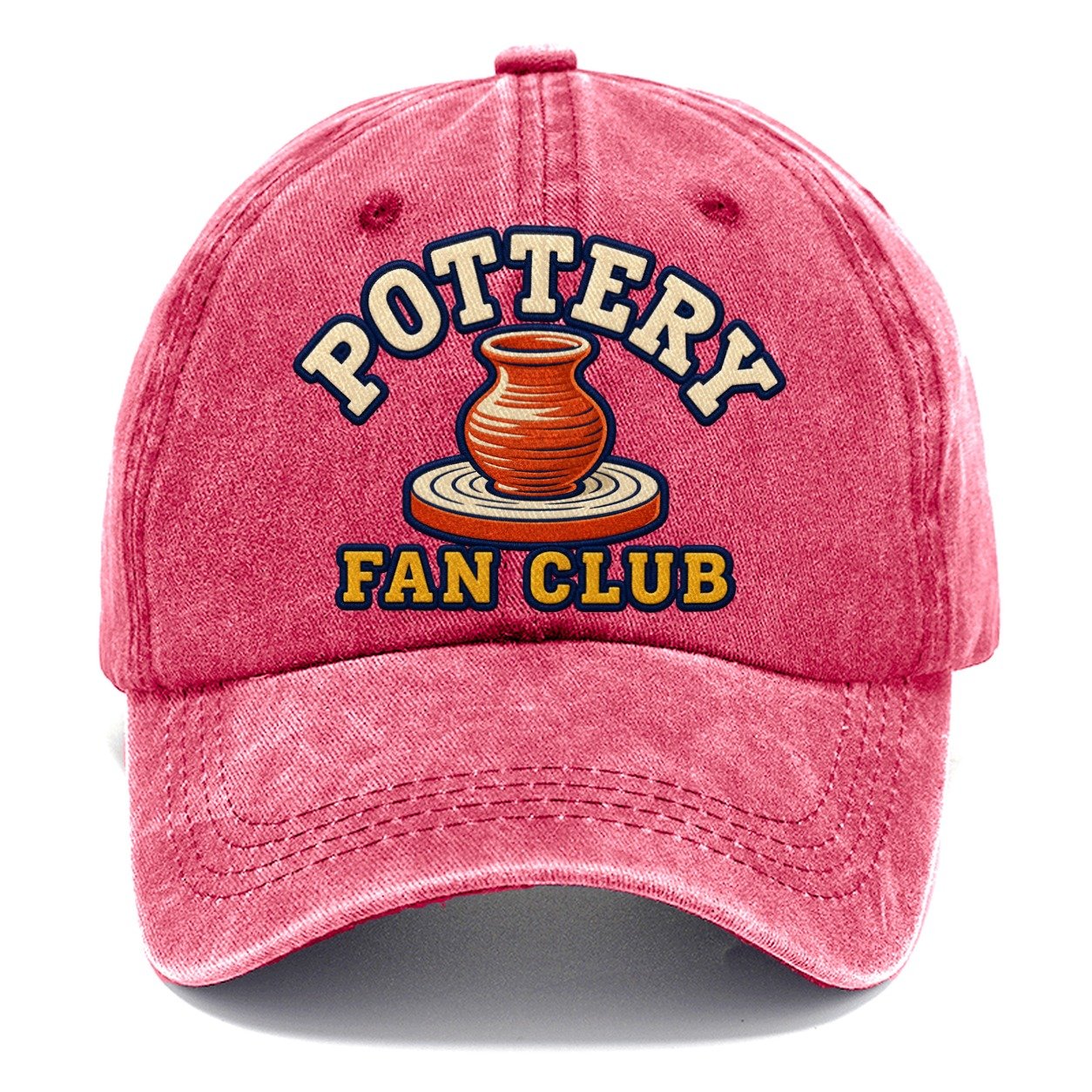 Pottery Fan Club Classic Cap – Pomegranate Blush