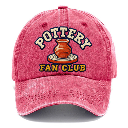 Pottery Fan Club Classic Cap – Pomegranate Blush