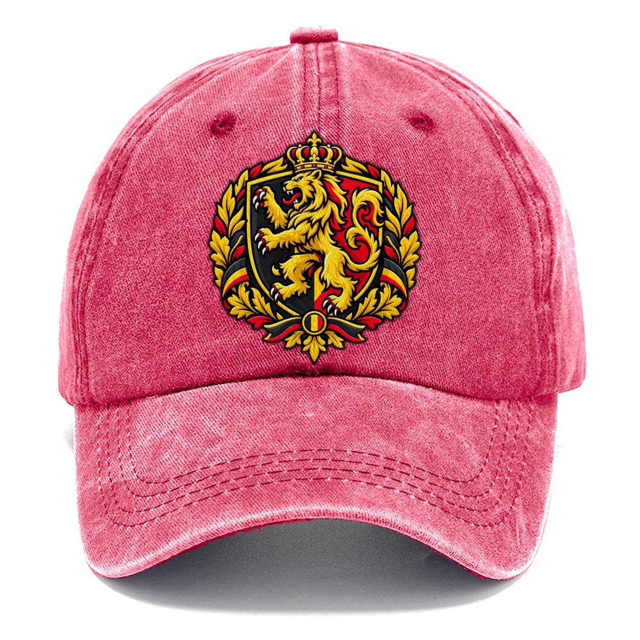 Belgium Heraldic Crest Country Logos Classic Cap – Pomegranate Blush