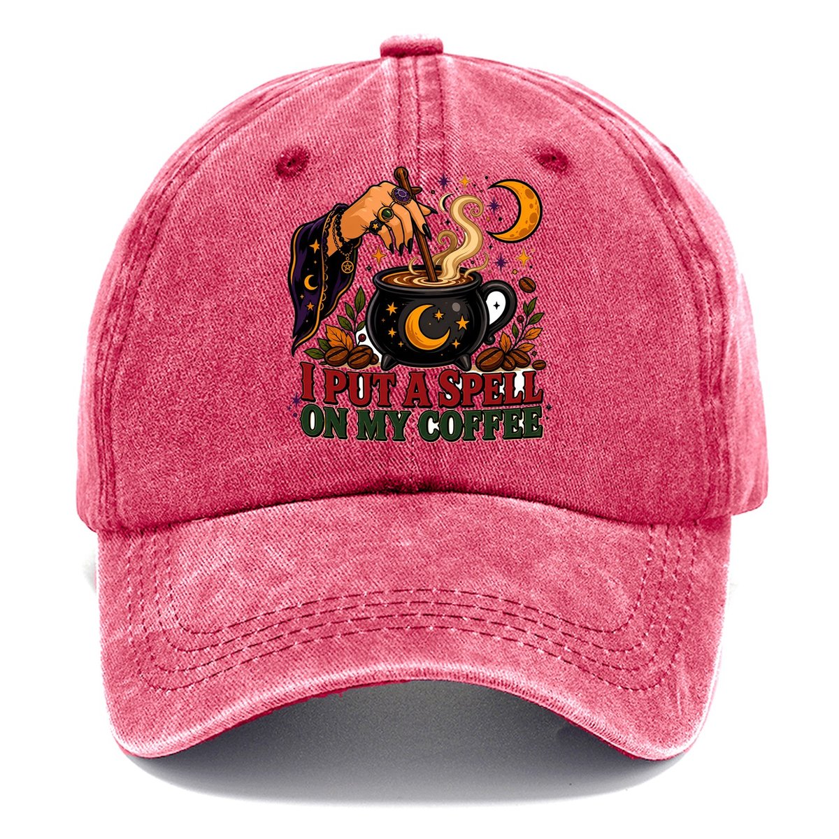 Spell On My Coffee Classic Cap – Pomegranate Blush