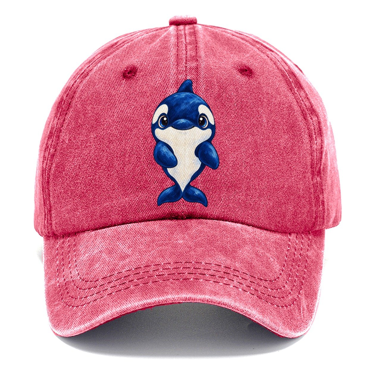 Orca Front Splash Sea Sprite Classic Cap – Pomegranate Blush