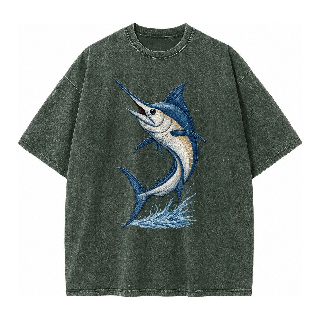 Marlins Majesty Vintage T-shirt – Forest Mist