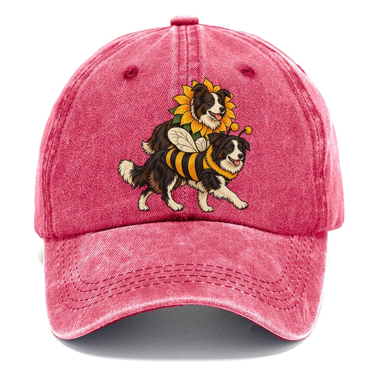 2 Border Collies In Halloween Costumes Hdp 18 Parade Lineup Halloween Dog Parade Classic Cap – Pomegranate Blush