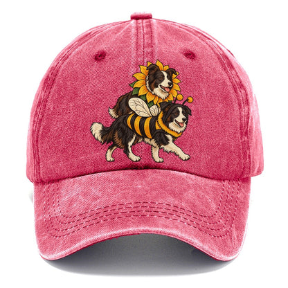 2 Border Collies In Halloween Costumes Hdp 18 Parade Lineup Halloween Dog Parade Classic Cap – Pomegranate Blush