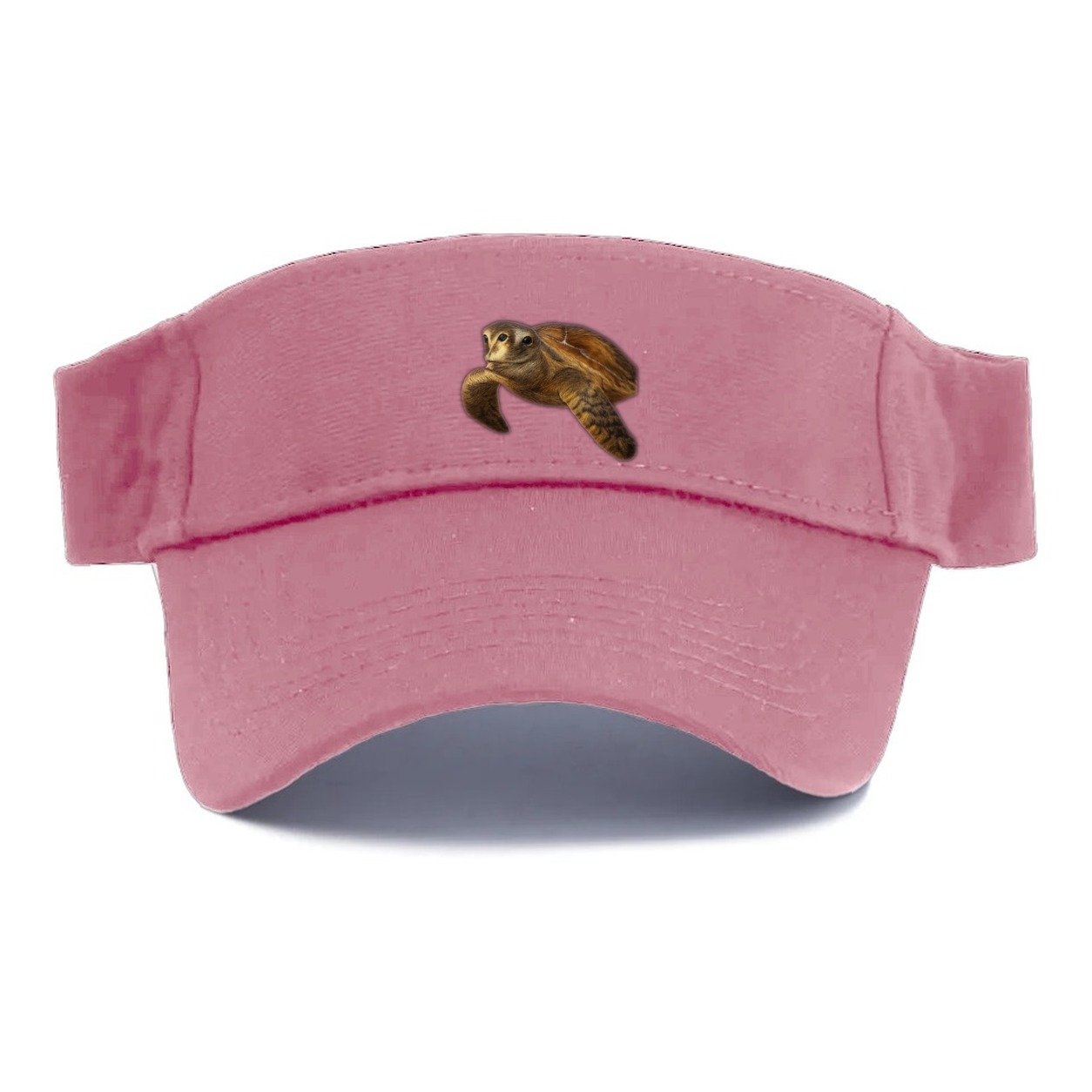 Sea Turtle Portrait Design Visor – Pink