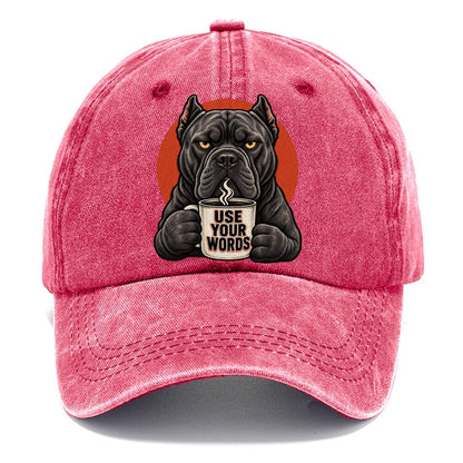 Cane Corso Mug Truths Dog Mug Truths Classic Cap – Pomegranate Blush