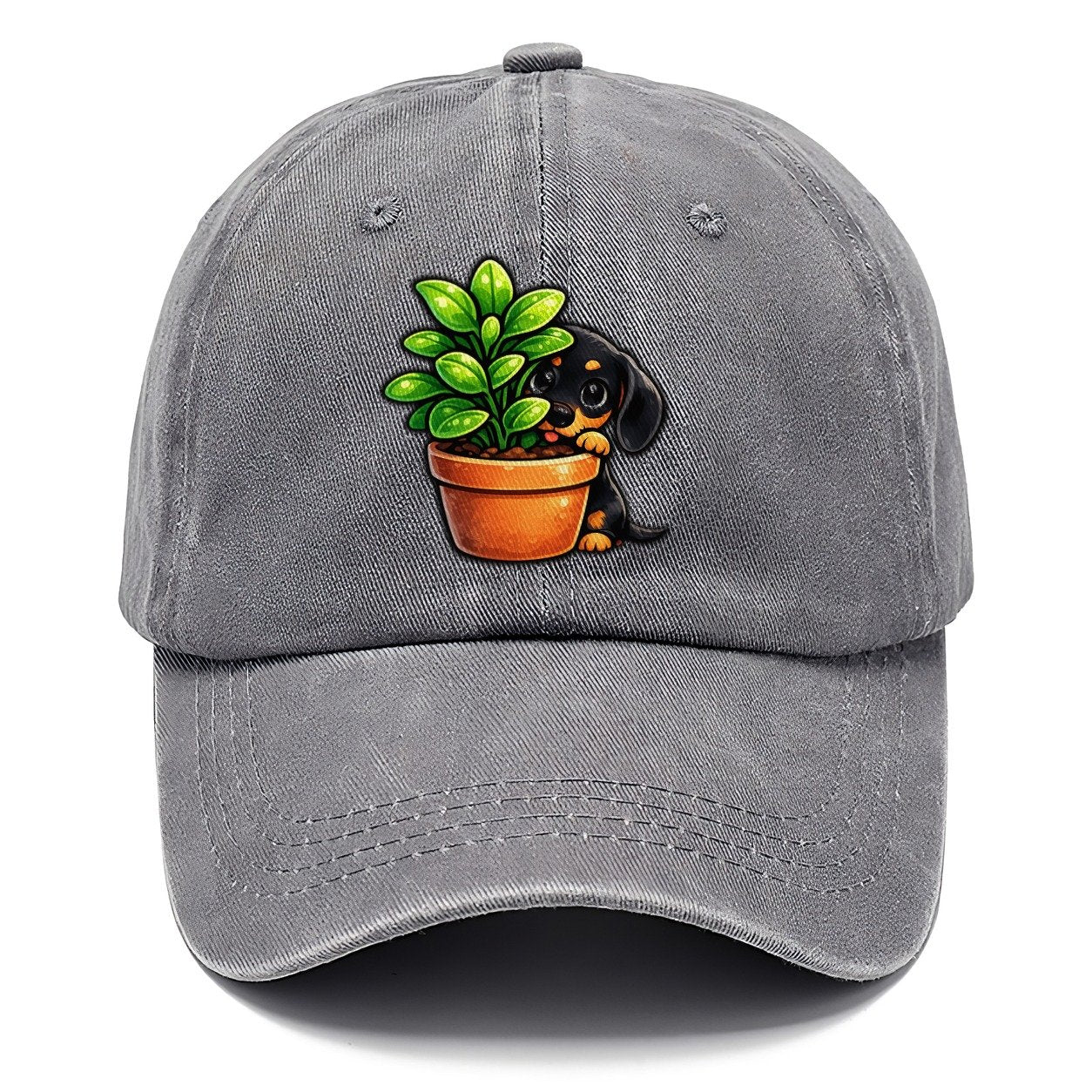 Introvert Dachshund Observing Quietly Classic Cap – Urban Haze