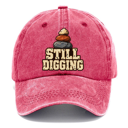 Still Digging Rocks And Minerals Classic Cap – Pomegranate Blush