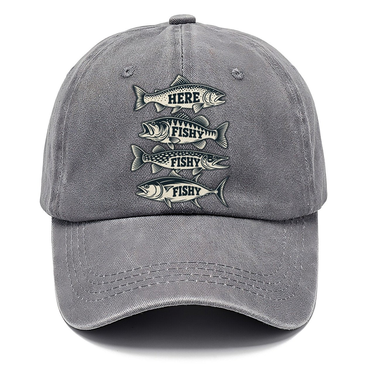 Here Fishy Fishy Stack Fishing Elegant Classic Cap – Urban Haze