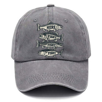 Here Fishy Fishy Stack Fishing Elegant Classic Cap – Urban Haze