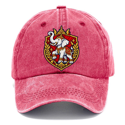 Thailand Heraldic Crest Country Logos Classic Cap – Pomegranate Blush