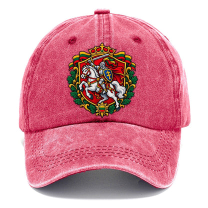 Lithuania Heraldic Crest Country Logos Classic Cap – Pomegranate Blush