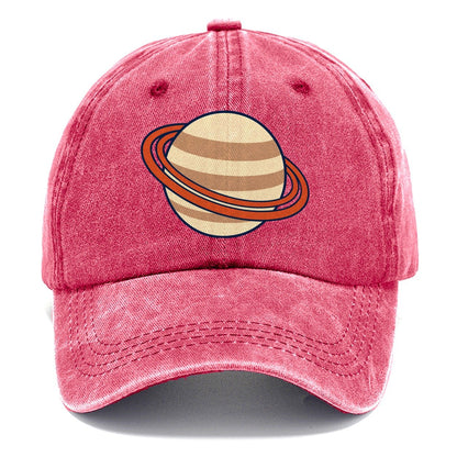 Saturn Ring Geometry Astronomy And Stargazing Classic Cap – Pomegranate Blush