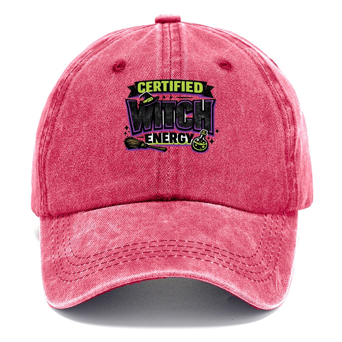 Certified Witch Energy Classic Cap – Pomegranate Blush