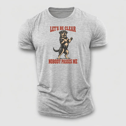 Rottweiler Dog Declarations Cotton T-Shirt – Sport Grey