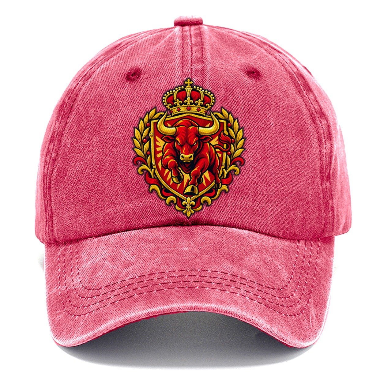 Spain Heraldic Crest Country Logos Classic Cap – Pomegranate Blush