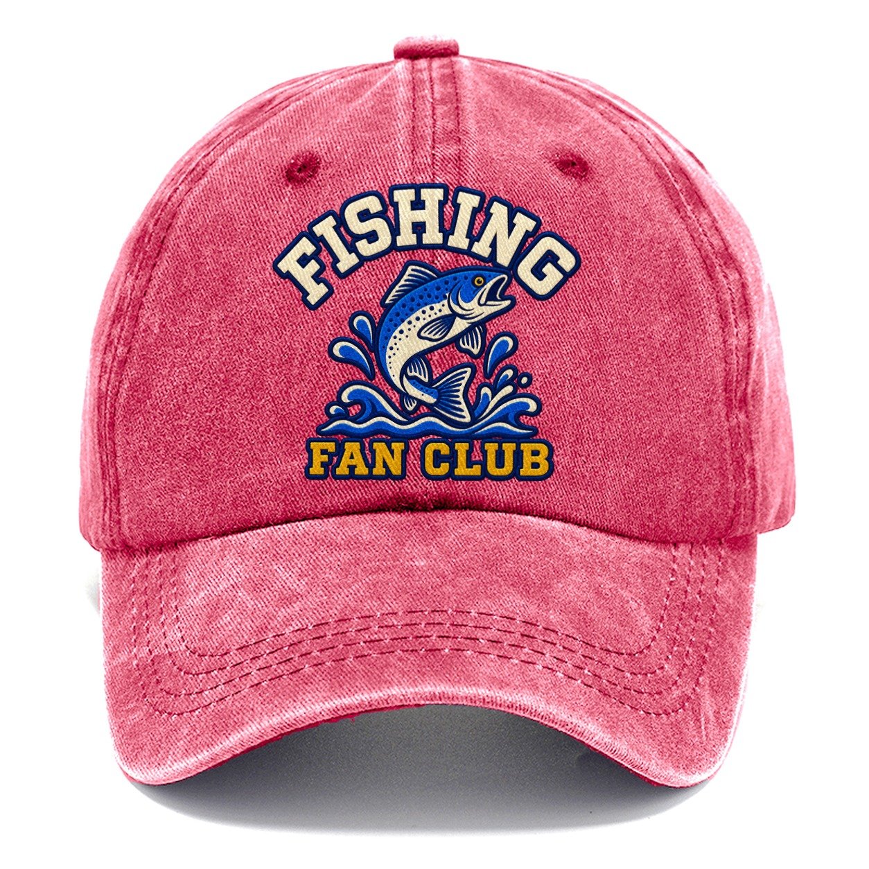Fishing Fan Club Classic Cap – Pomegranate Blush
