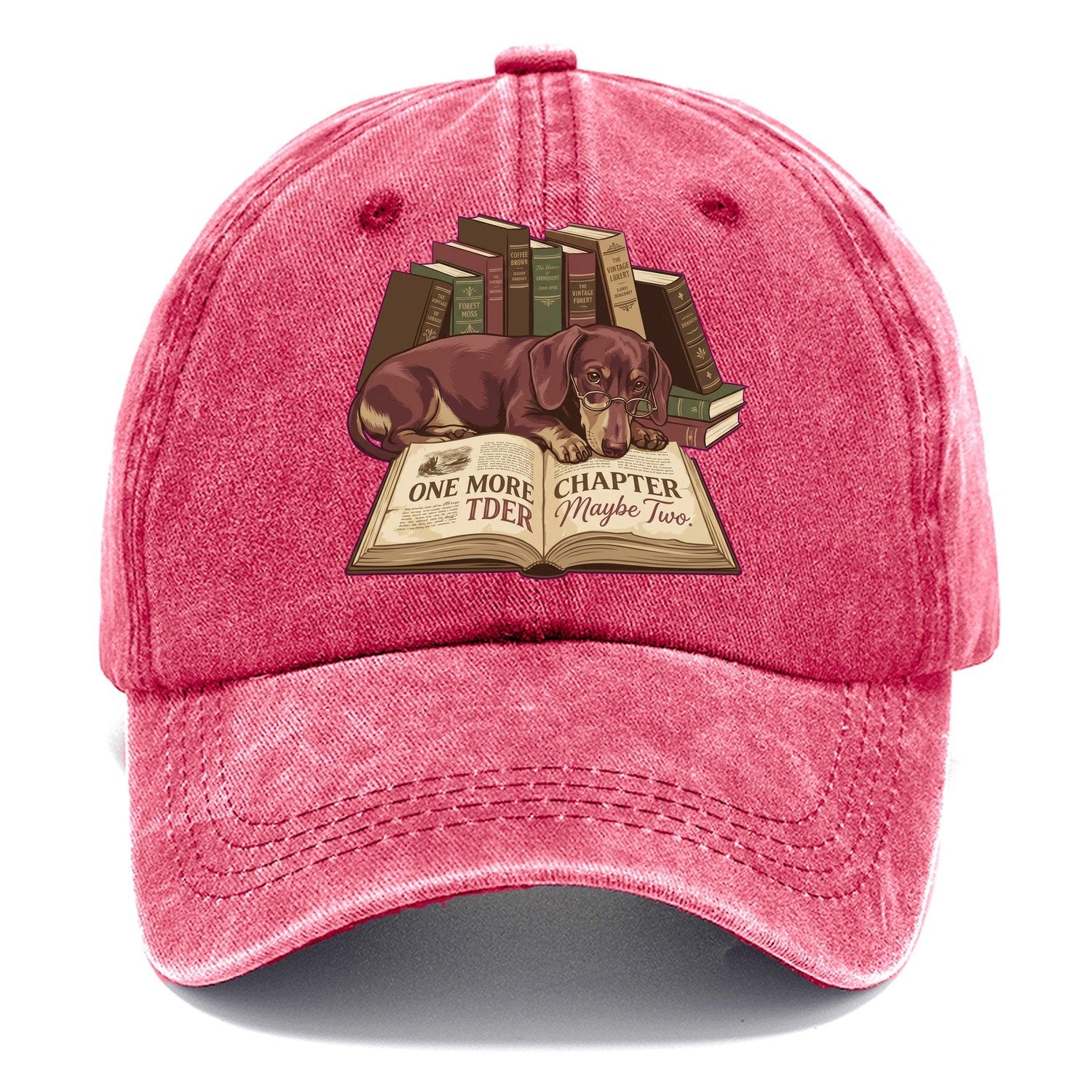 One More Chapter Maybe Two Classic Cap – Pomegranate Blush