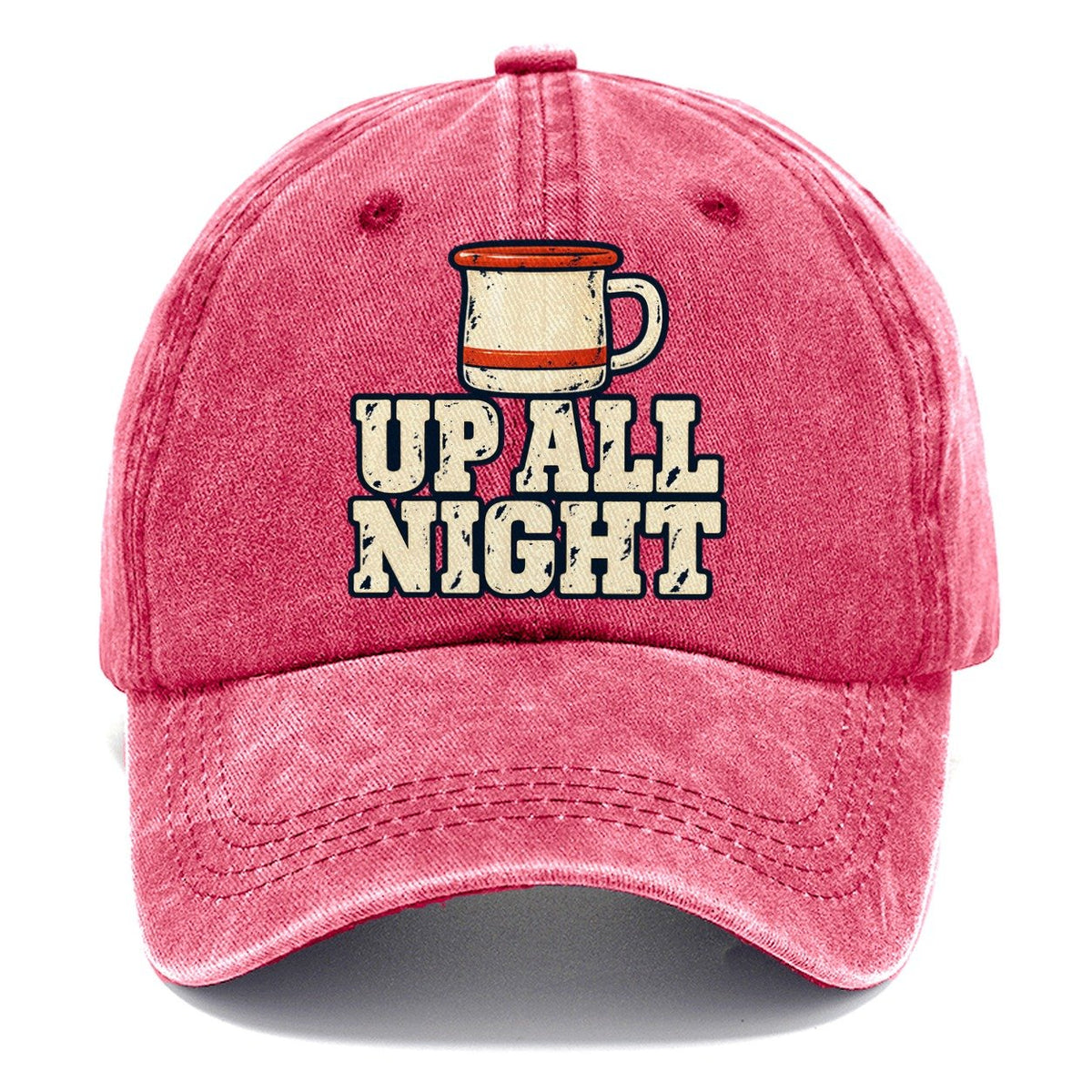 Up All Night Astronomy And Stargazing Classic Cap – Pomegranate Blush