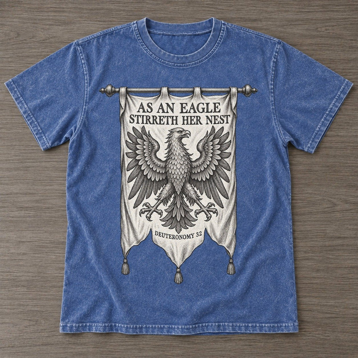 Washed Blue — front view
