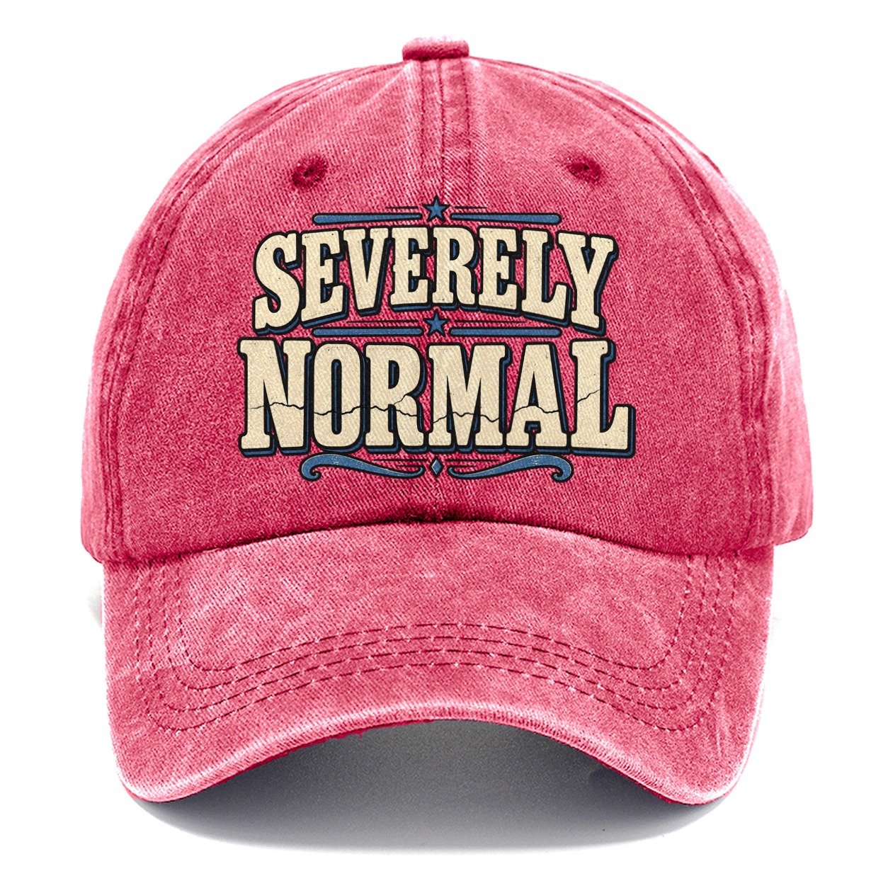 Severely Normal American Wit Classic Cap – Pomegranate Blush