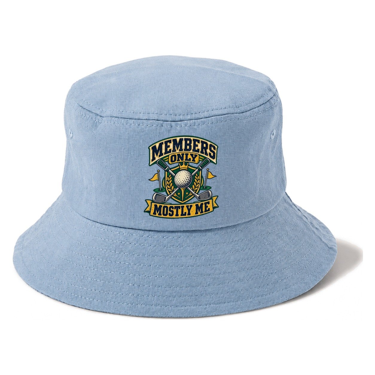 Members Only Mostly Me Golf Life Bucket Hat – Summer Sky