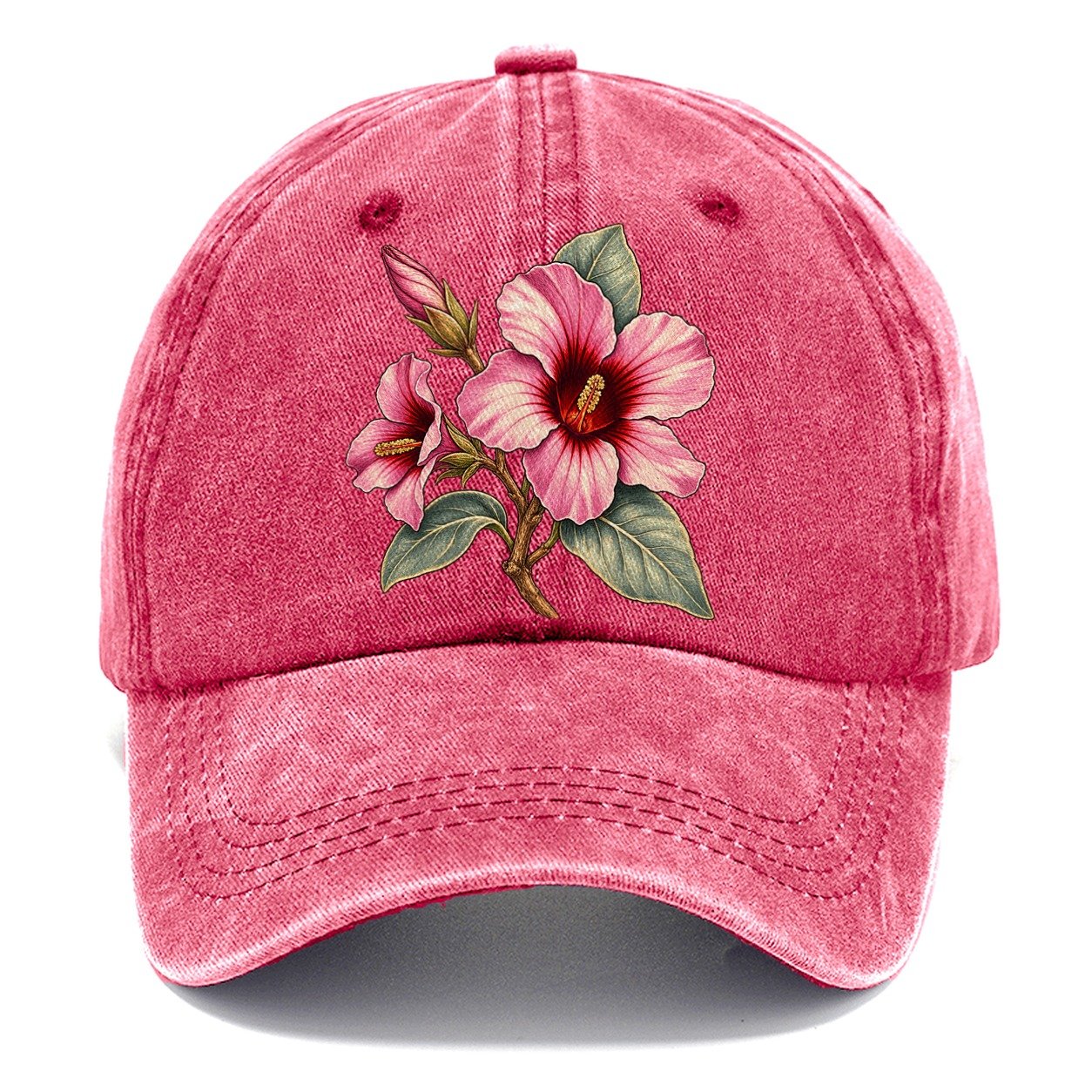 Northern Territory Sturt Desert Rose Australia Cultural Icons Classic Cap – Pomegranate Blush
