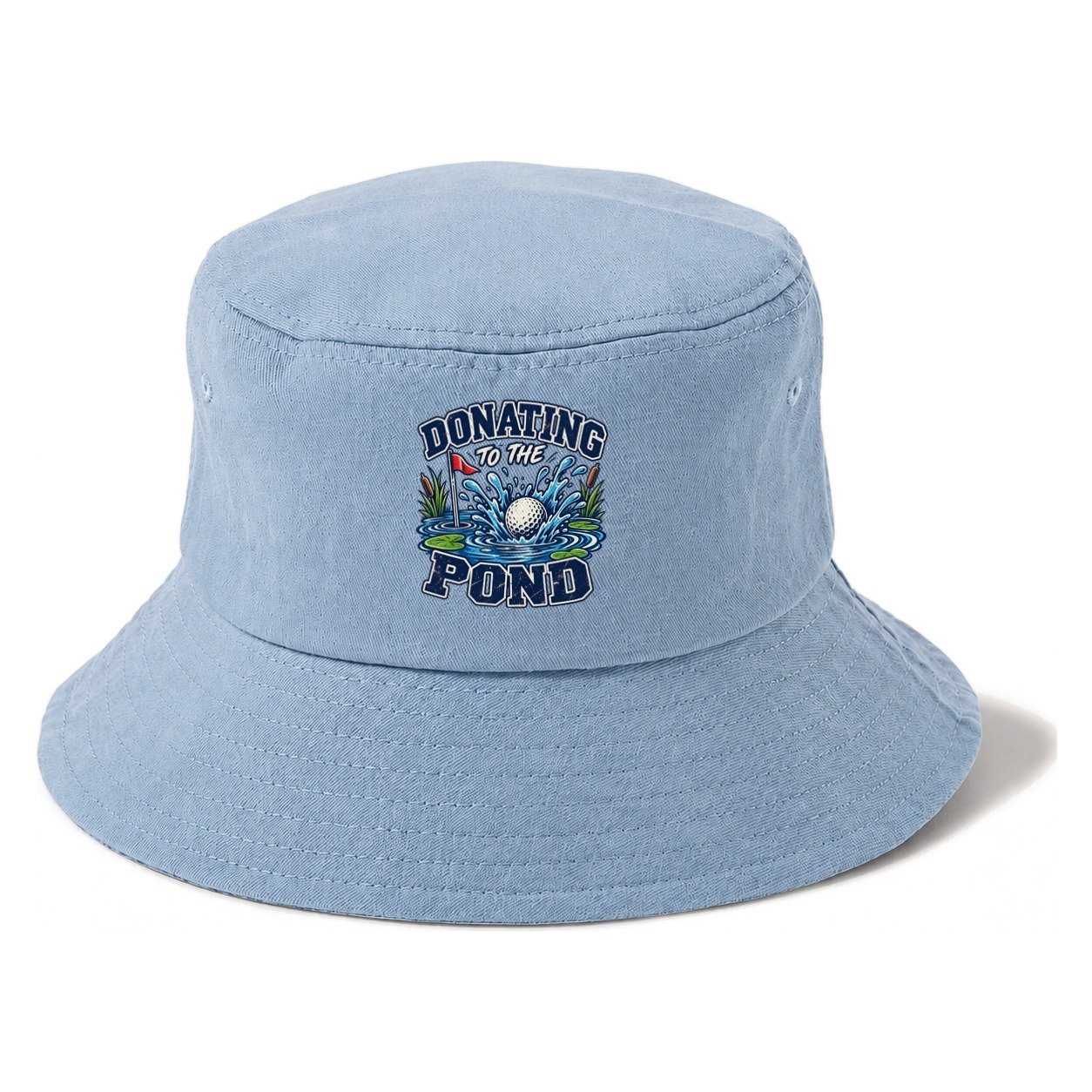 Donating To The Pond Golf Life Bucket Hat – Summer Sky
