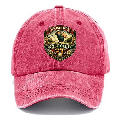 Womens Golf Club Classic Cap – Pomegranate Blush