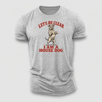 American Pit Bull Terrier Dog Declarations Cotton T-Shirt – Sport Grey