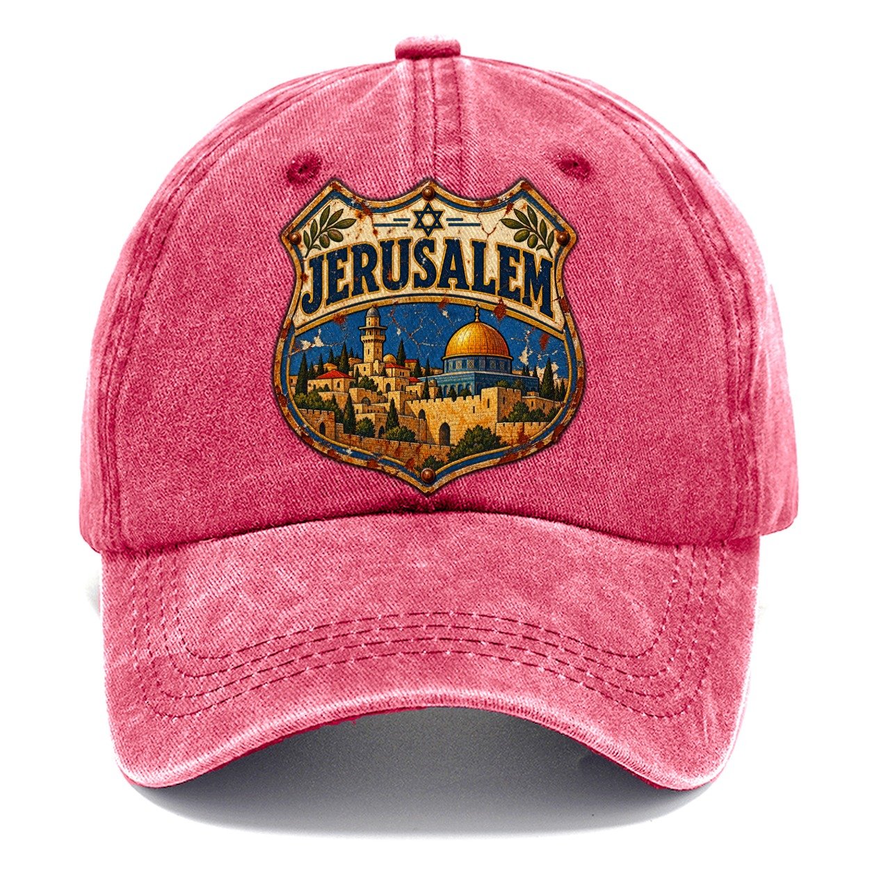 Jerusalem Highway Shield Jerusalem Classic Cap – Pomegranate Blush
