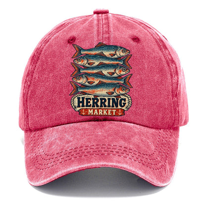 Herring Market Stack Fishing Club Classic Cap – Pomegranate Blush