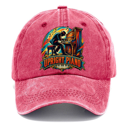 Upright Piano Crest Music Instruments Classic Cap – Pomegranate Blush
