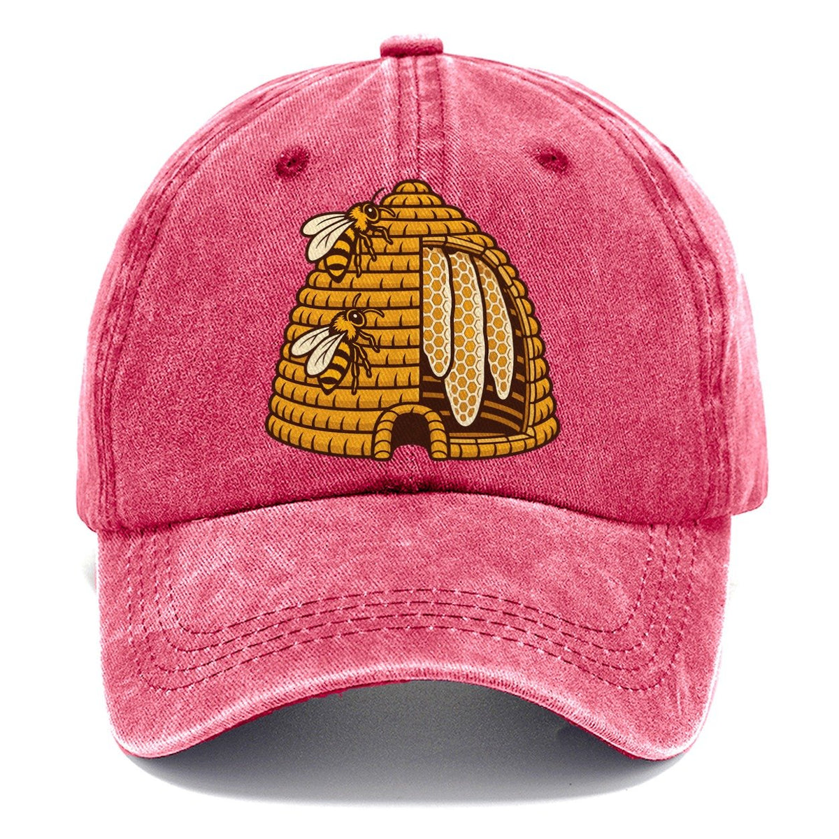 Skep Cutaway Mark Beekeeping Classic Cap – Pomegranate Blush