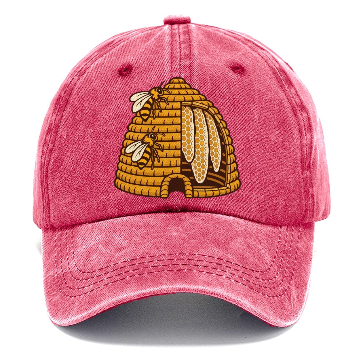 Skep Cutaway Mark Beekeeping Classic Cap – Pomegranate Blush