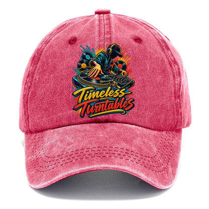 Timeless Turntables Music Instruments Classic Cap – Pomegranate Blush