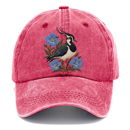 Northern Irish Flax And Lapwing Uk Culture Heritage Classic Cap – Pomegranate Blush
