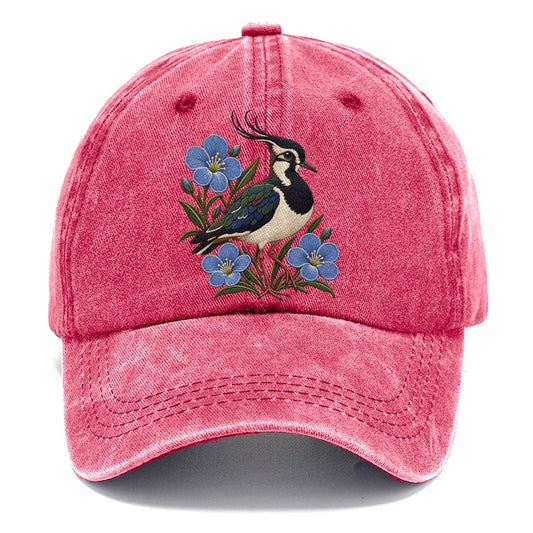 Northern Irish Flax And Lapwing Uk Culture Heritage Classic Cap – Pomegranate Blush