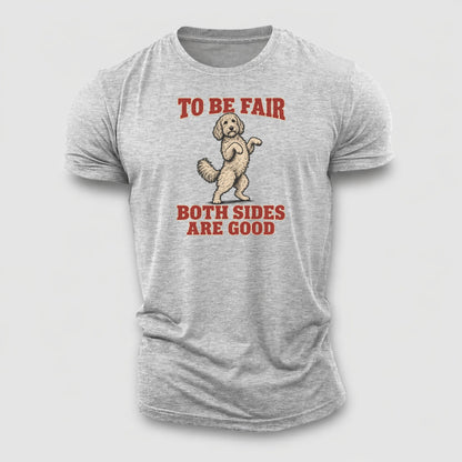 Goldendoodle Dog Declarations Cotton T-Shirt – Sport Grey