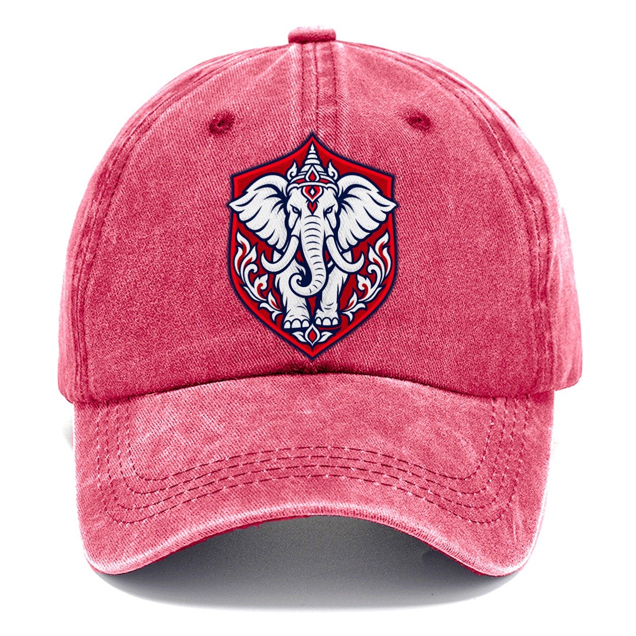 Thailand Minimal Emblem Country Logos Classic Cap – Pomegranate Blush