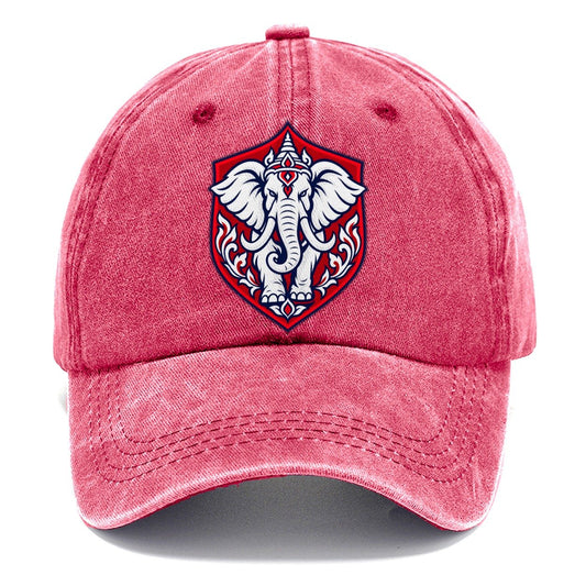 Thailand Minimal Emblem Country Logos Classic Cap – Pomegranate Blush