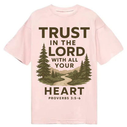 Proverbs 35 6 Path Classic T-shirt – Pink
