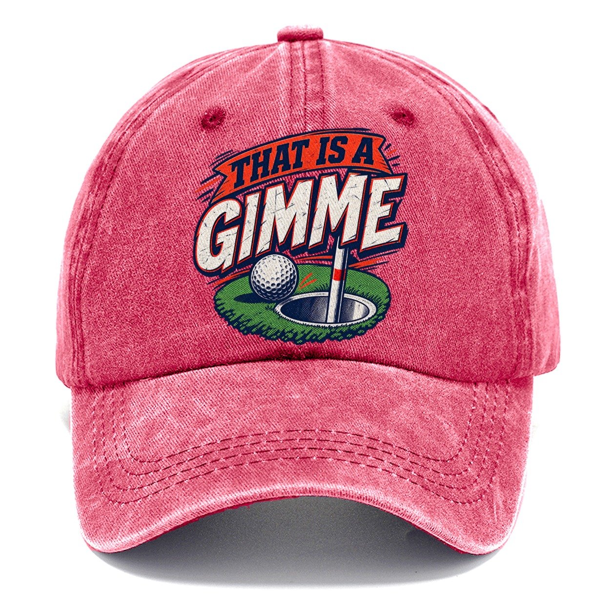 Thats A Gimme Golf Life Classic Cap – Pomegranate Blush