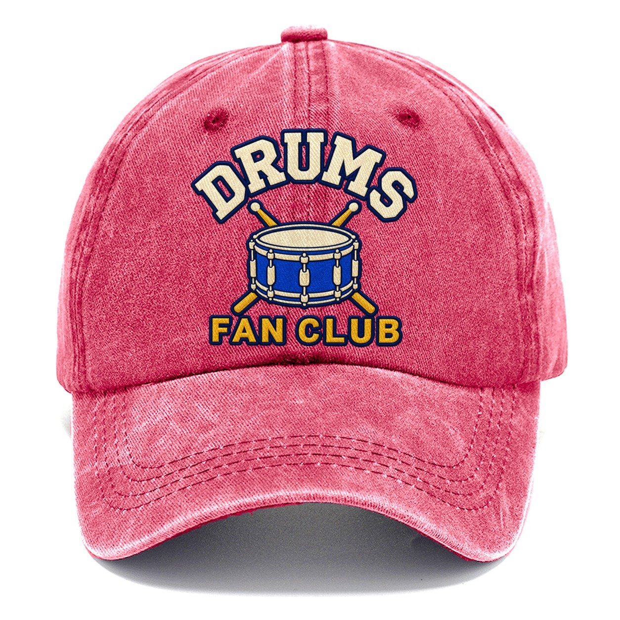 Drums Fan Club Classic Cap – Pomegranate Blush